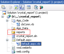 Crystal Report Demo