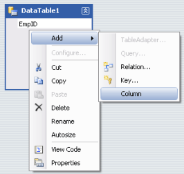 Add Colunms to DataTable in Crystal Report