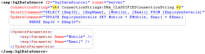 Edit GridView