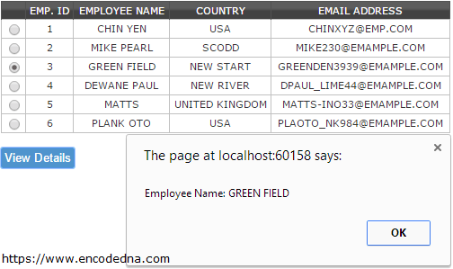 GridView Row Validation usgin jQuery