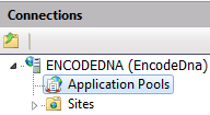 Application Pools tab