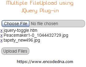 Multiple File Upload Using JQuery