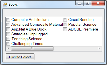 checkedlistbox with multicolumn property