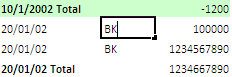 Excel F2 Shortcut key