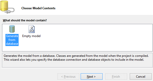 Choose the Model Contents in MVC