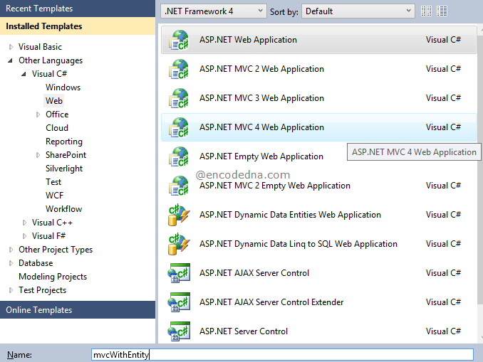 CRUD Operation in MVC with Entity Framework