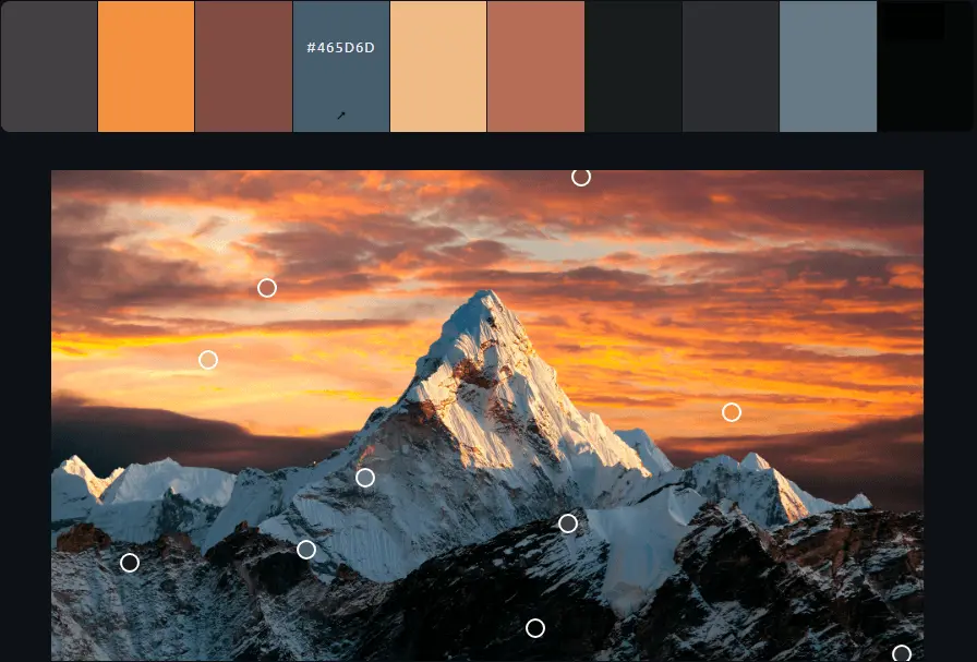 Color Palette from an Image
