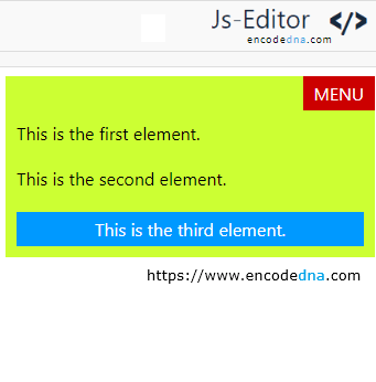 using flexbox to position element to the top-right corner