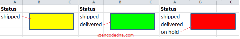Change the Color of Shapes based on Cell Values in Excel using VBA