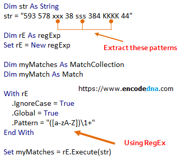 Extract pattern from a string in Excel using RegEx