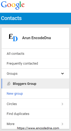 Create a Group in Gmail