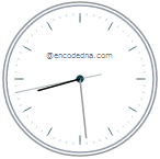 Analog clock using Canvas and JavaScript