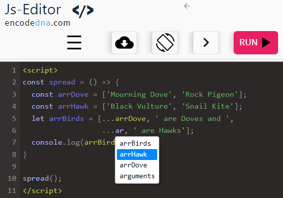 Adding multiple spread operators to an array in JavaScript