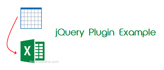 Convert HTML Table to Excel using jQuery table2excel Plugin