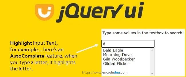 Highlight Input Words using jQueryUI AutoComplete Widget