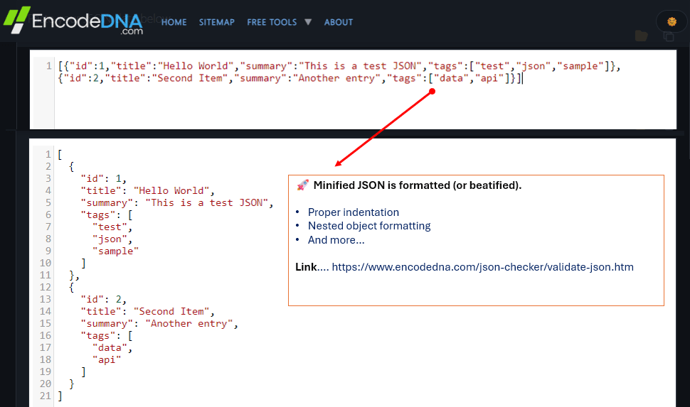 Online JSON Beautifier Online JSON Beautifier