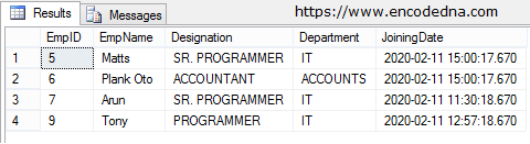 Showing Last 3 Months Records in SQL Server