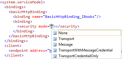 Binding Security Mode